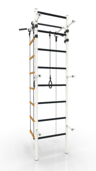 Шведская стенка Атлет-2 (бело-черный)