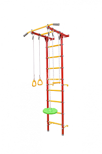 Детский спортивный комплекс Turnik home "Light " красный\желтый