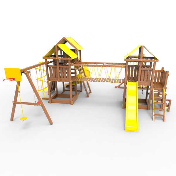 Детская площадка Пикник "Оптимус " Стэйдж К с винтовой трубой