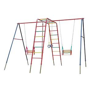 Детский спортивный комплекс для дачи " Вертикаль " ЛЮКС П к2 "