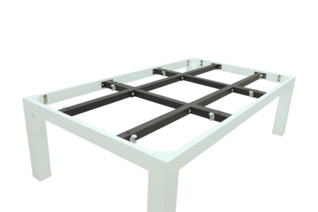 картинка Стол / пул "Penelope" 7 ф (белый) с плитой, со столешницей от магазина Лазалка