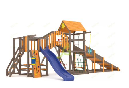 картинка Всесезонная площадка IgraGrad С Мостик 1 SF3 от магазина Лазалка