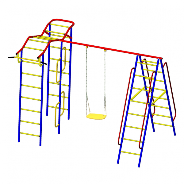 Детский спортивный комплекс для дачи Пионер "Вираж плюс" (ЦК)