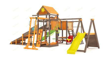 картинка Всесезонная площадка IgraGrad С Мостик 2 SF2 от магазина Лазалка