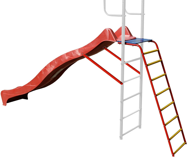 картинка Наклонная лестница с площадкой для горки к ДСК Вертикаль от магазина Лазалка