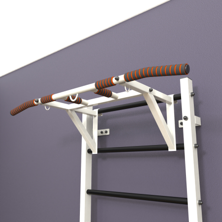 Шведская стенка «LittleSport» White Pull-Up черные ступени