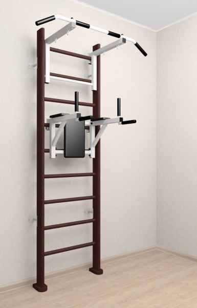 Деревянная шведская стенка Sv Sport 903в (Турник стандарт/Брусья)