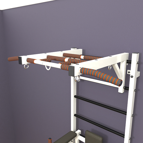 картинка Шведская стенка "LittleSport" Long 2.0 (белый*черный) от магазина Лазалка