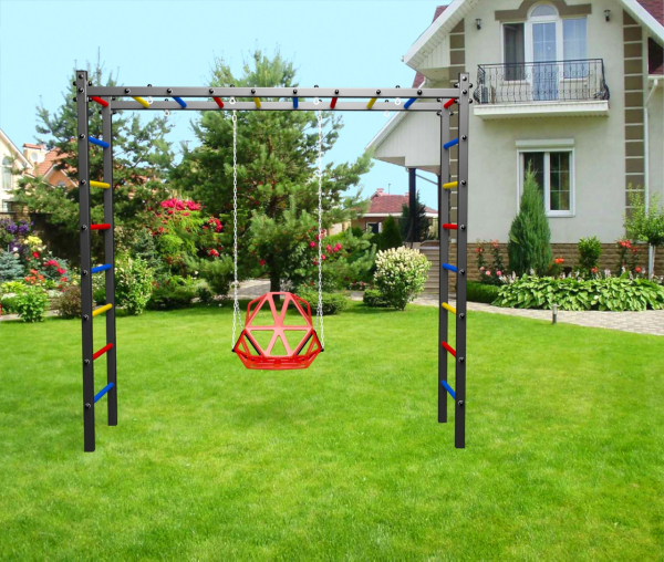 картинка Уличная шведская стенка Sv Sport рукоход У504 (Со спинкой) от магазина Лазалка