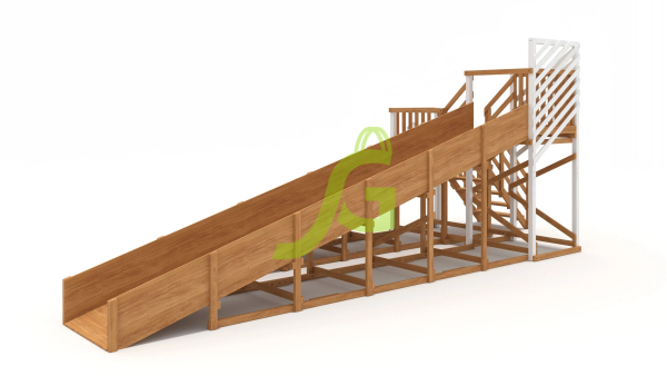 Зимняя горка "IgraGrad Snow Fox", скат 8+5 м мод.3