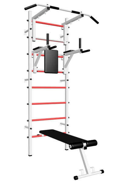 Шведская стенка Sv Sport усиленная 605 (Турник стандарт/Брусья/Скамья)
