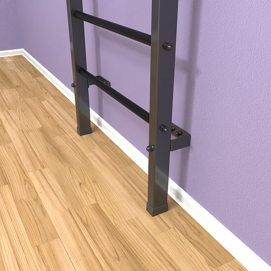 картинка Шведская стенка "LittleSport" (черный*черный) от магазина Лазалка