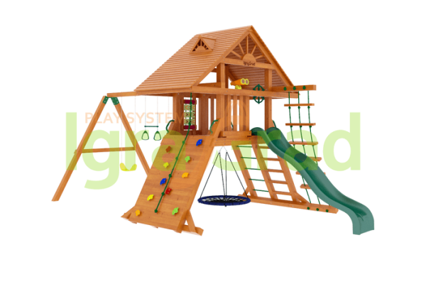 картинка Детская площадка IgraGrad "Крепость Фани" (Дерево) от магазина Лазалка